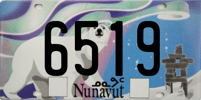 NU license plate 6519