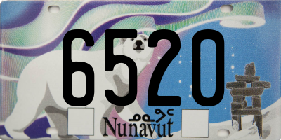 NU license plate 6520