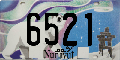 NU license plate 6521