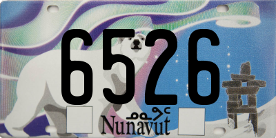 NU license plate 6526