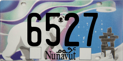 NU license plate 6527