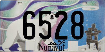 NU license plate 6528