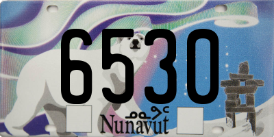 NU license plate 6530