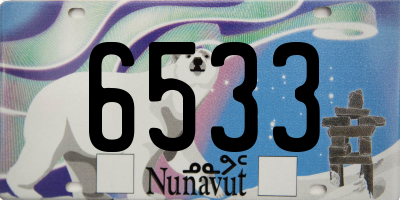 NU license plate 6533