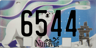 NU license plate 6544