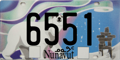 NU license plate 6551