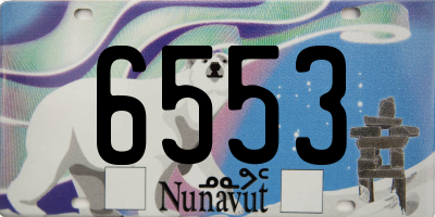 NU license plate 6553