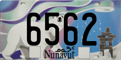 NU license plate 6562