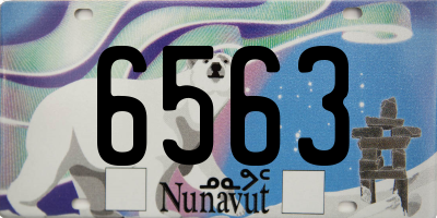 NU license plate 6563