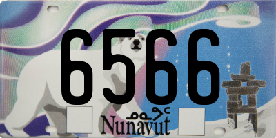 NU license plate 6566