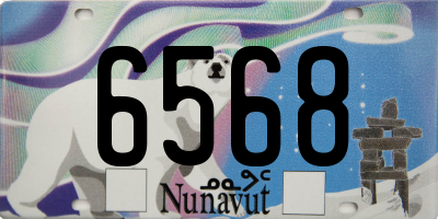 NU license plate 6568