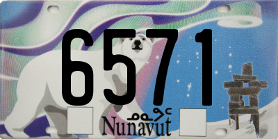 NU license plate 6571