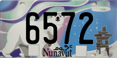 NU license plate 6572