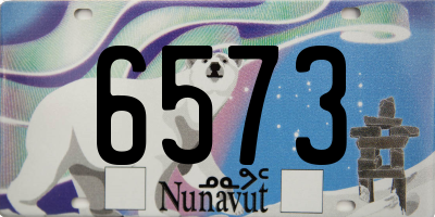 NU license plate 6573