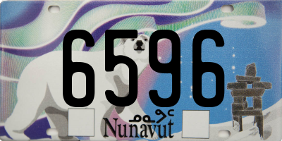 NU license plate 6596