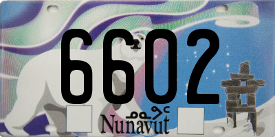 NU license plate 6602