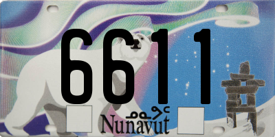 NU license plate 6611