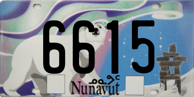 NU license plate 6615