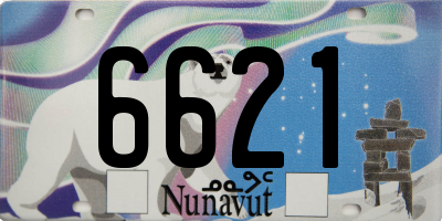 NU license plate 6621