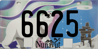 NU license plate 6625