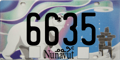 NU license plate 6635