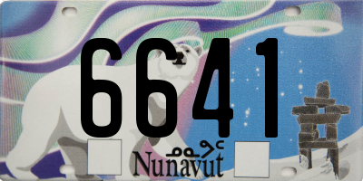 NU license plate 6641