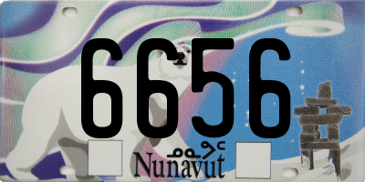 NU license plate 6656