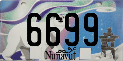 NU license plate 6699