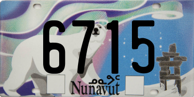 NU license plate 6715