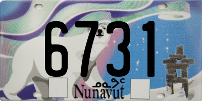 NU license plate 6731