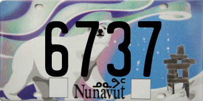 NU license plate 6737