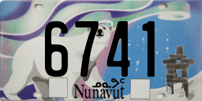 NU license plate 6741