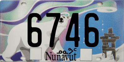 NU license plate 6746