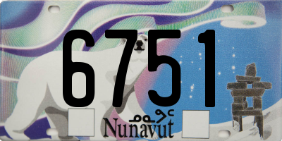 NU license plate 6751