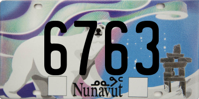 NU license plate 6763