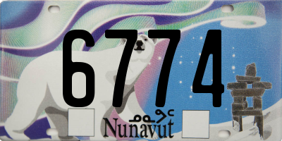 NU license plate 6774