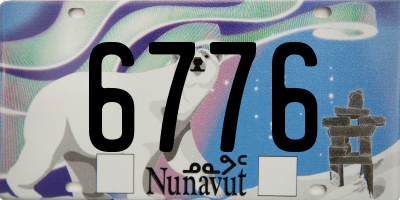 NU license plate 6776