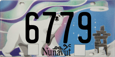 NU license plate 6779