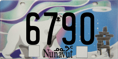 NU license plate 6790