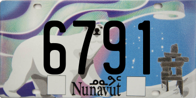 NU license plate 6791