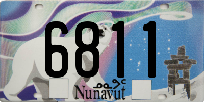 NU license plate 6811