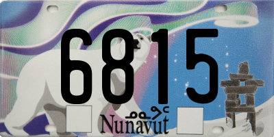 NU license plate 6815