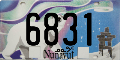 NU license plate 6831