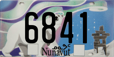 NU license plate 6841