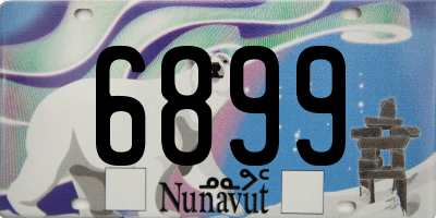 NU license plate 6899