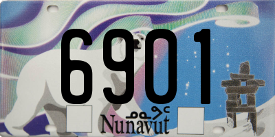 NU license plate 6901