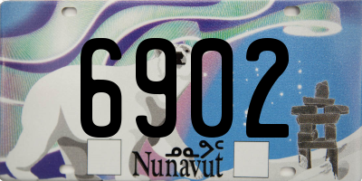 NU license plate 6902