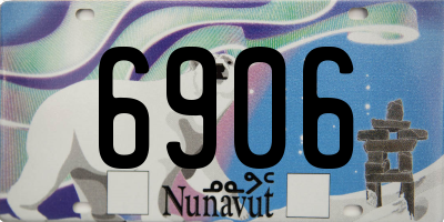 NU license plate 6906