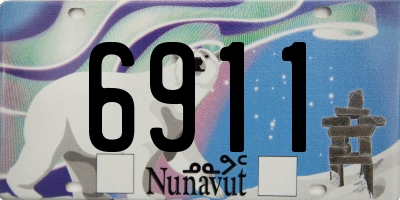 NU license plate 6911