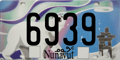 NU license plate 6939